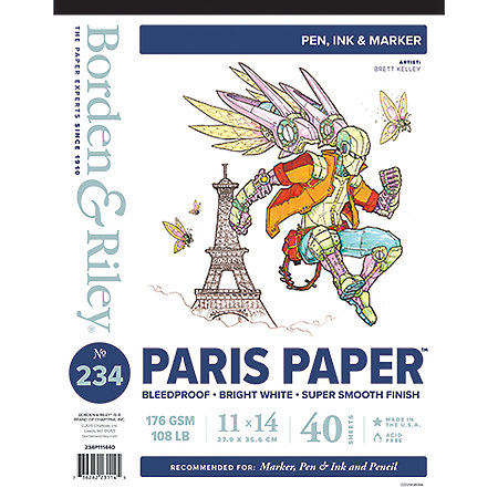 #234 Paris Paper for Pens Pads