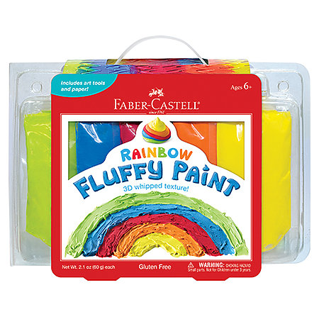 Rainbow Fluffy Paint Set