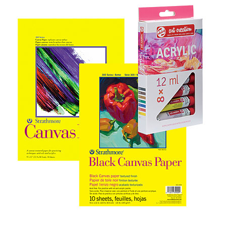 300 Series Canvas Pads & Royal Talens Paint Set Bundles