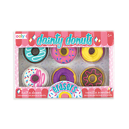 Dainty Donuts Scented Eraser Set