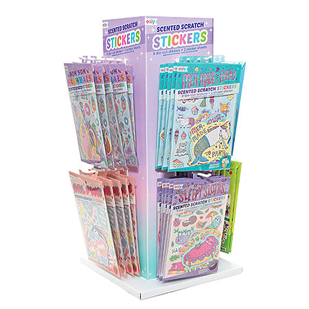 Scented Scratch Stickers P.O.P. Display