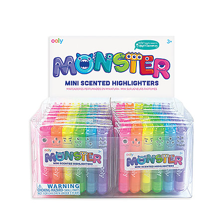 Mini Monster Scented Marker P.O.P. Display