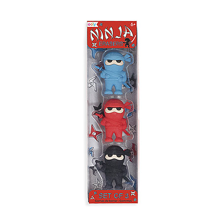 Ninja Eraser Set
