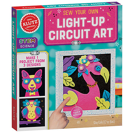 Sew Your Own Light-Up Circuit Art
