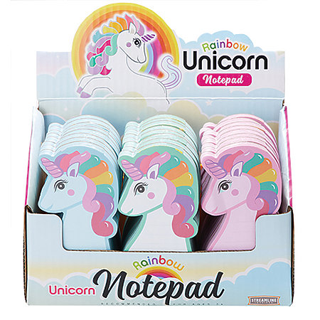 Unicorn Notepads P.O.P. Display