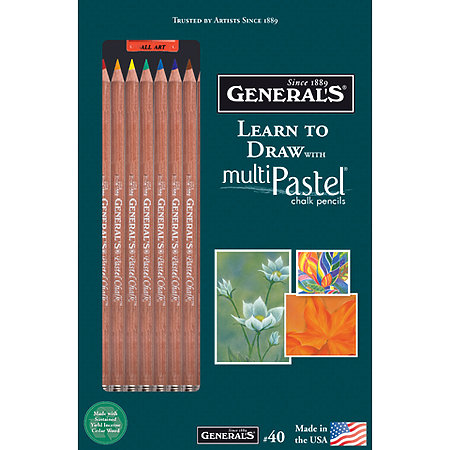 Learn to Draw with MultiPastel Pencils Set