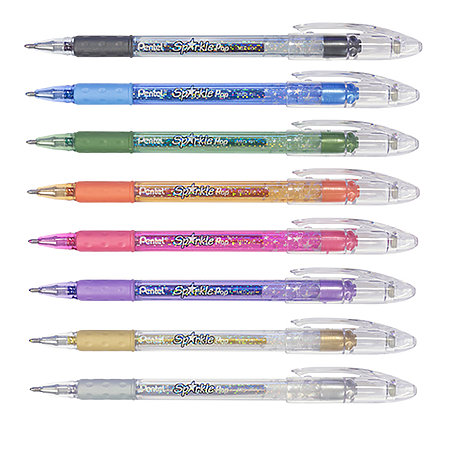 Pentel Pen Sparkle Pop Metallic Gel Bold Violet-blue