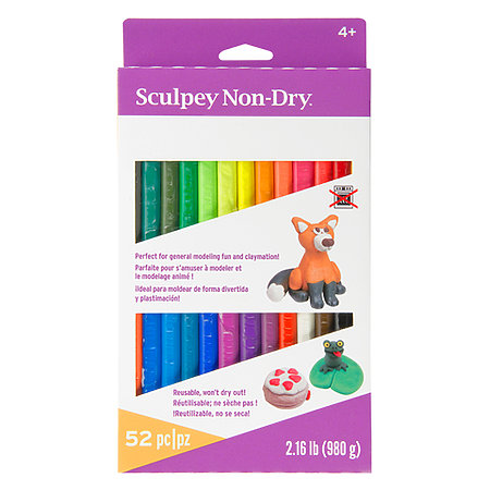Non-Dry Modeling Clay Color Variety Set