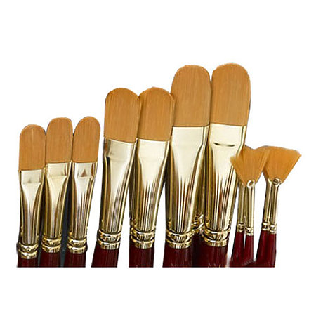 Golden Edge Acrylic Brushes