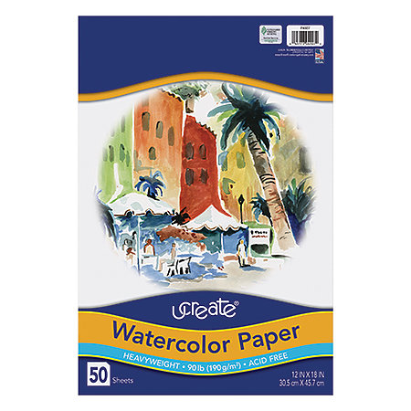 UCreate Watercolor Paper Sheets