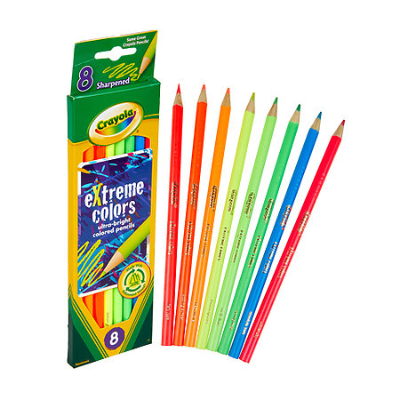 Extreme Colors Colored Pencil Set