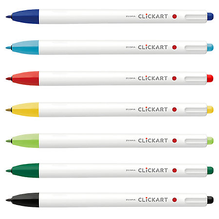 ClickArt Retractable Marker Pens