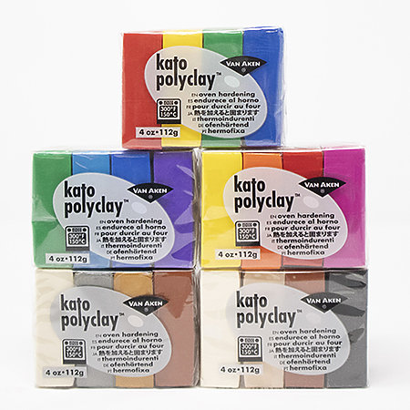 Kato Polyclay 4-Color Sets