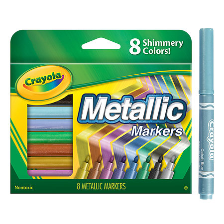 Metallic Markers 8-Color Set