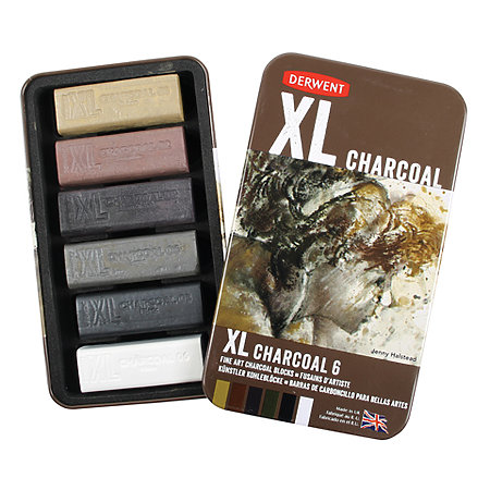 XL Charcoal Tin 6-Color Set