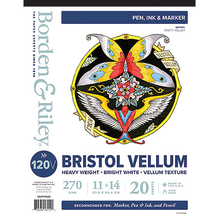 #120V Bristol Vellum Pads