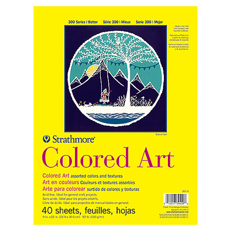 Colored Art Paper Pads   300 Series