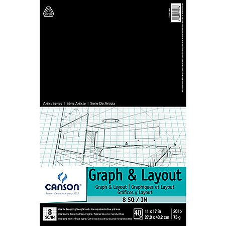 Artist Series Graph & Layout Paper Pads