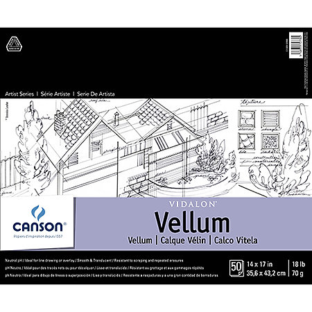 Artist Series Vidalon Vellum Tracing Papers