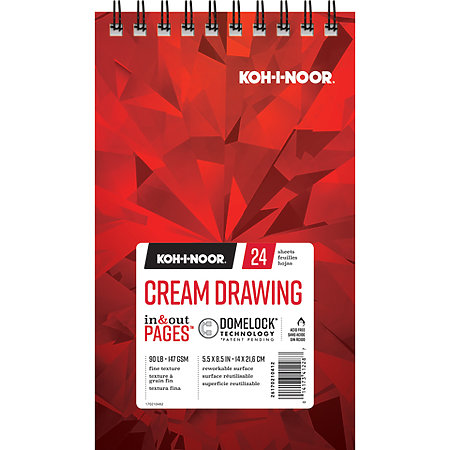Cream Drawing Pads