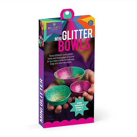 Craft-tastic Mini Glitter Bowls Kit