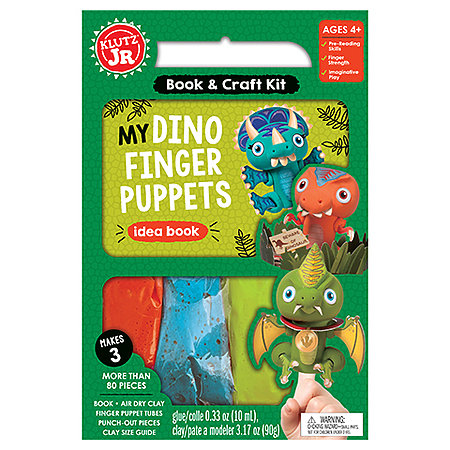 My Dino Finger Puppets Kit