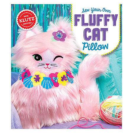 Sew Your Own Fluffy Cat Pillow Kit