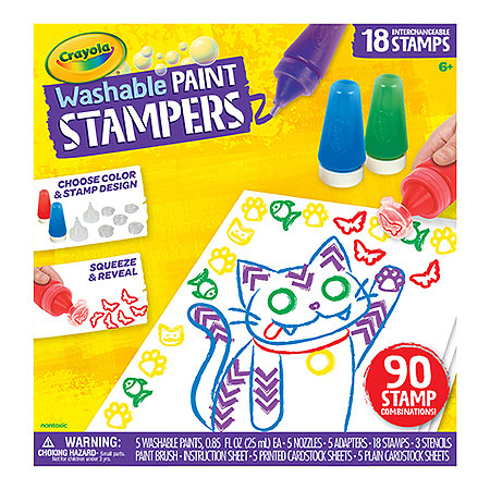 Washable Paint Stampers Kit