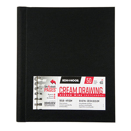Hidden Wire Cream Drawing Sketchbooks