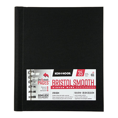 Hidden Wire Bristol Smooth Sketchbooks