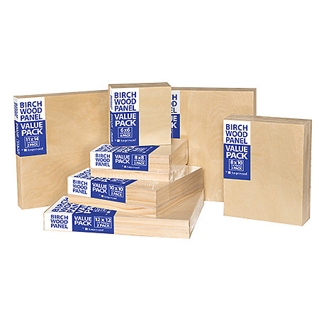 Birch Wood Panel Value Packs