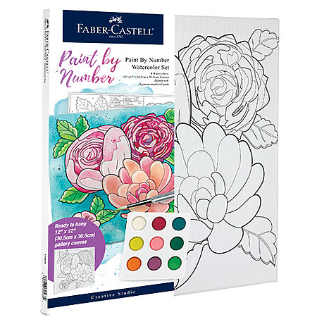 Paint By Number Watercolor Sets