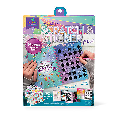 Craft-tastic Scratch & Sticker Journal Kit