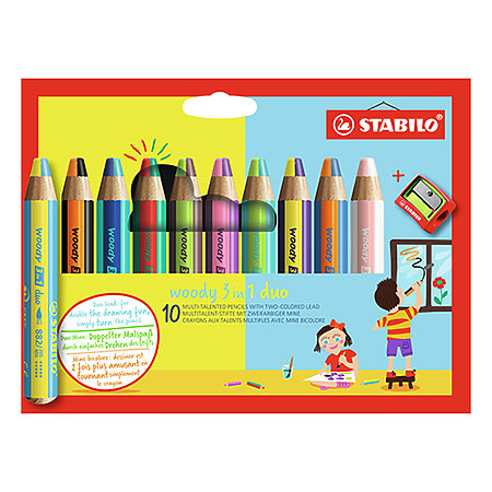 Stabilo woody 3 in 1 duo Sets