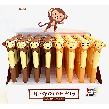 Monkey Gel Pen P.O.P. Display