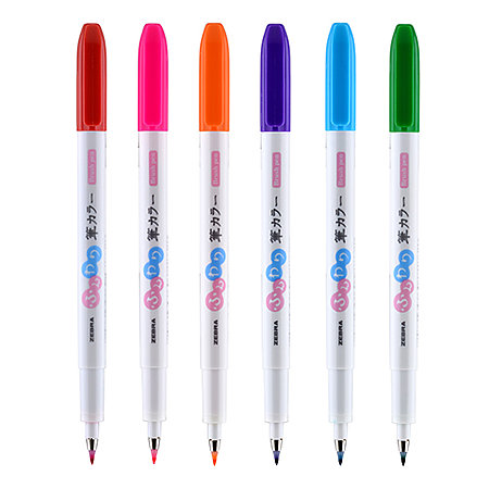Funwari Single-Ended Brush Pens