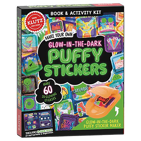 Make Your Own Glow in the Dark Puffy Stickers Kit