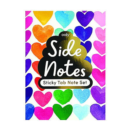 Side Notes Sticky Tab Note Pads
