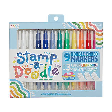Stamp-A-Doodle Double-Ended Marker Set