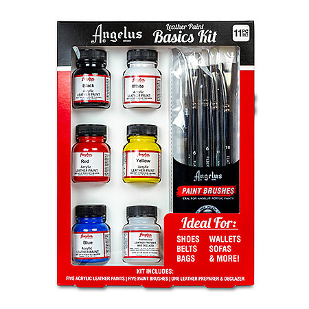 Acyrlic Leather Paint 1 oz. Basics Kit