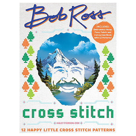 Bob Ross Cross Stitch Kit