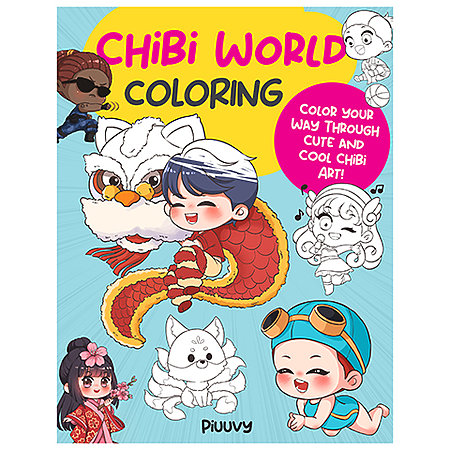 Manga World Coloring Books