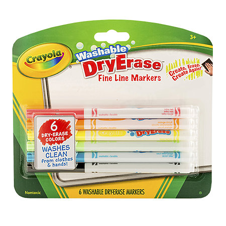 Washable Dry-Erase Marker Set