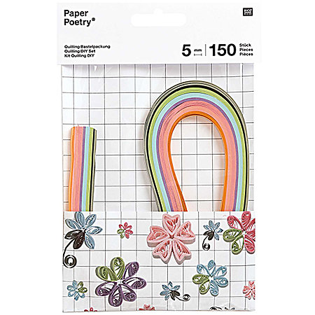 Quilling DIY Flower Paper Strip Set