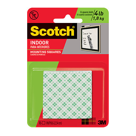 Scotch Mounting Squares and Tape