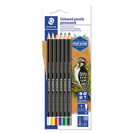 Lumocolor Permanent Colored Pencil Set