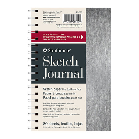 Metallic Wire-Bound Sketch Journals   200 Series