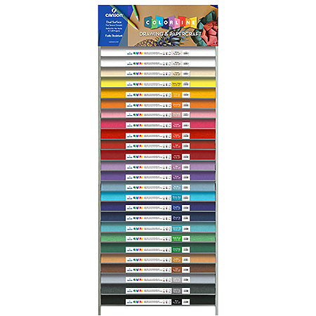 Colorline 150gsm 19" x 25" 25-Shelf Assortment Display
