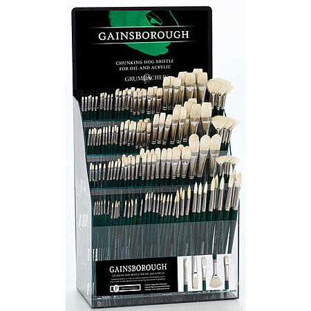 Gainsborough Hog Bristle Brush Assortment Display