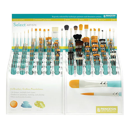 Select Series 3750 Counter Assortment Display   72-Styles/332-Brushes